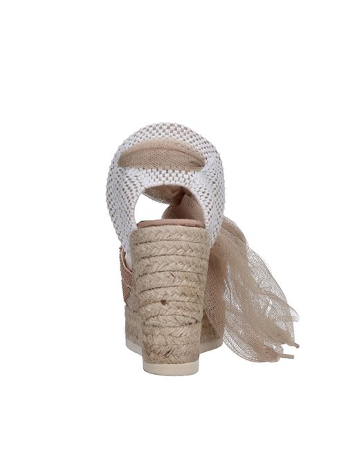 Fabric wedges FABI | FD3136A COMBIBEIGE